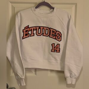 Etudes Logo White Sweatshirt